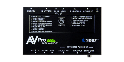 AVPro Edge AC-EX100-UHD-R3 Receiver Shown