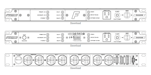 Furman Cn 2400s a Advanced Remote Smart Sequencer W Smp Evs 9 Outlets Conference Room Av
