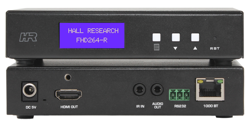 Hall Technologies FHD264-R AV/Control over IP Receiver, RS-232 over IP ...