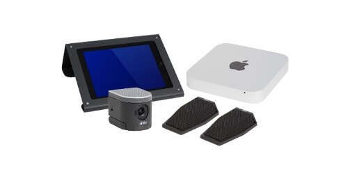 Complete Zoom Room Huddle Space Video Conferencing Kit with Mac Mini