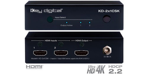 Key Digital KD-2x1CSK - Main View