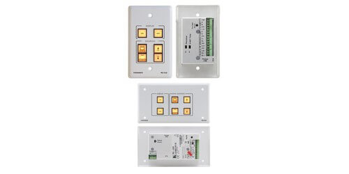 Kramer AV RC-62(W) 6 Button Room Controller White Wall Plate with IR ...