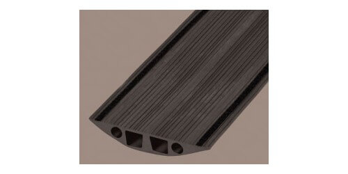 Checkers RFD5-10 Rubber Duct 3 Channel Cable Raceway - 10' - Conference ...