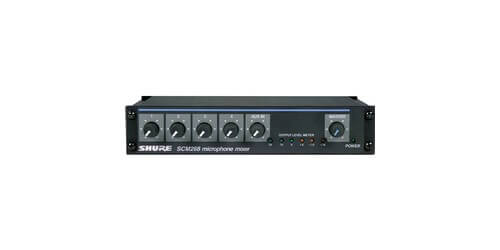 Shure SCM268 4-Channel Microphone Mixer main view