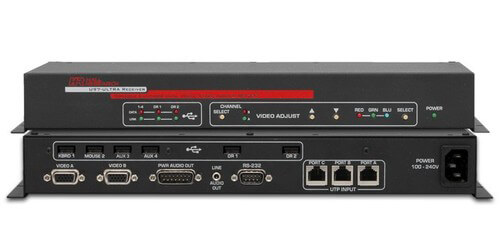 Front and Back View of Receiver Hall Research U97-Ultra-2B-R - Main View