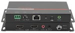 Hall Research ECHO-1S Transmitter Front and Back View HDMI Sender