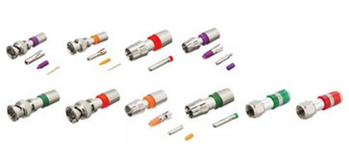 Kramer AV CC-BNC-6 BNC (M) Compression Connector For RG-6 ,BC-1X ...