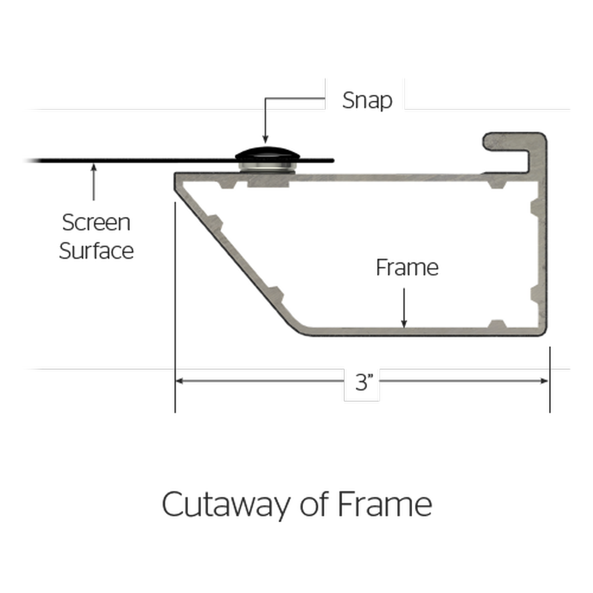 Da-Lite 21881V Cinema Contour Fixed Projector Screen HD 0.9, 16:10, 109 ...