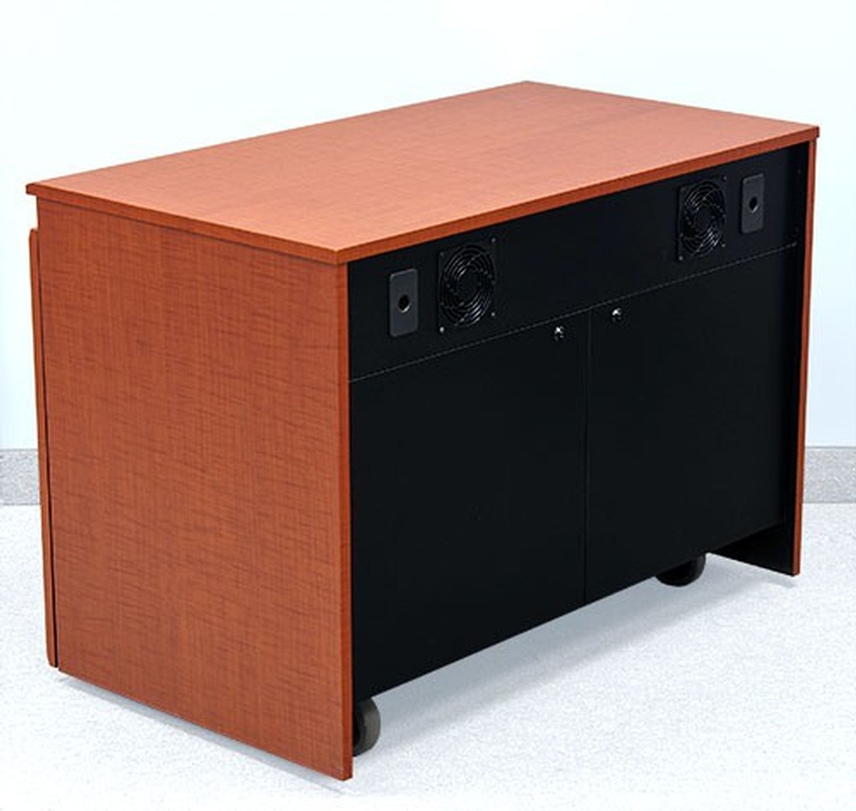 AVF CR2200EX Rolling Dual IR Door 12RU Rack Credenza 12 Color Choices