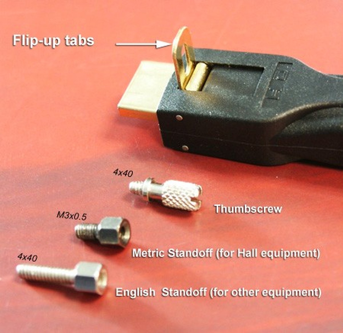 Hall Research CHDMIL6 Universal Locking Secure HDMI Cable 6