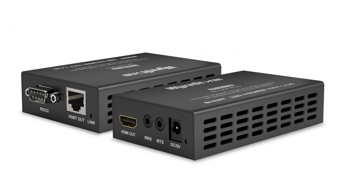 WyreStorm EX1UTPIR70 HDMI HDBaseT Lite Extender Kit w/ RS232, 230