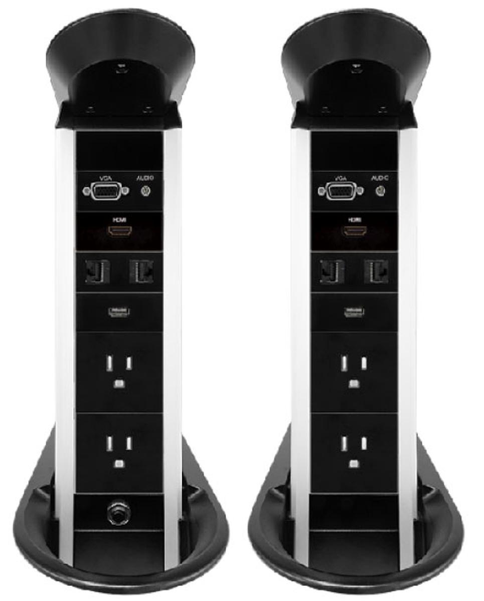 AMX HPX1600KIT Dual Sided Pop Up Conference Table AV Box Kit