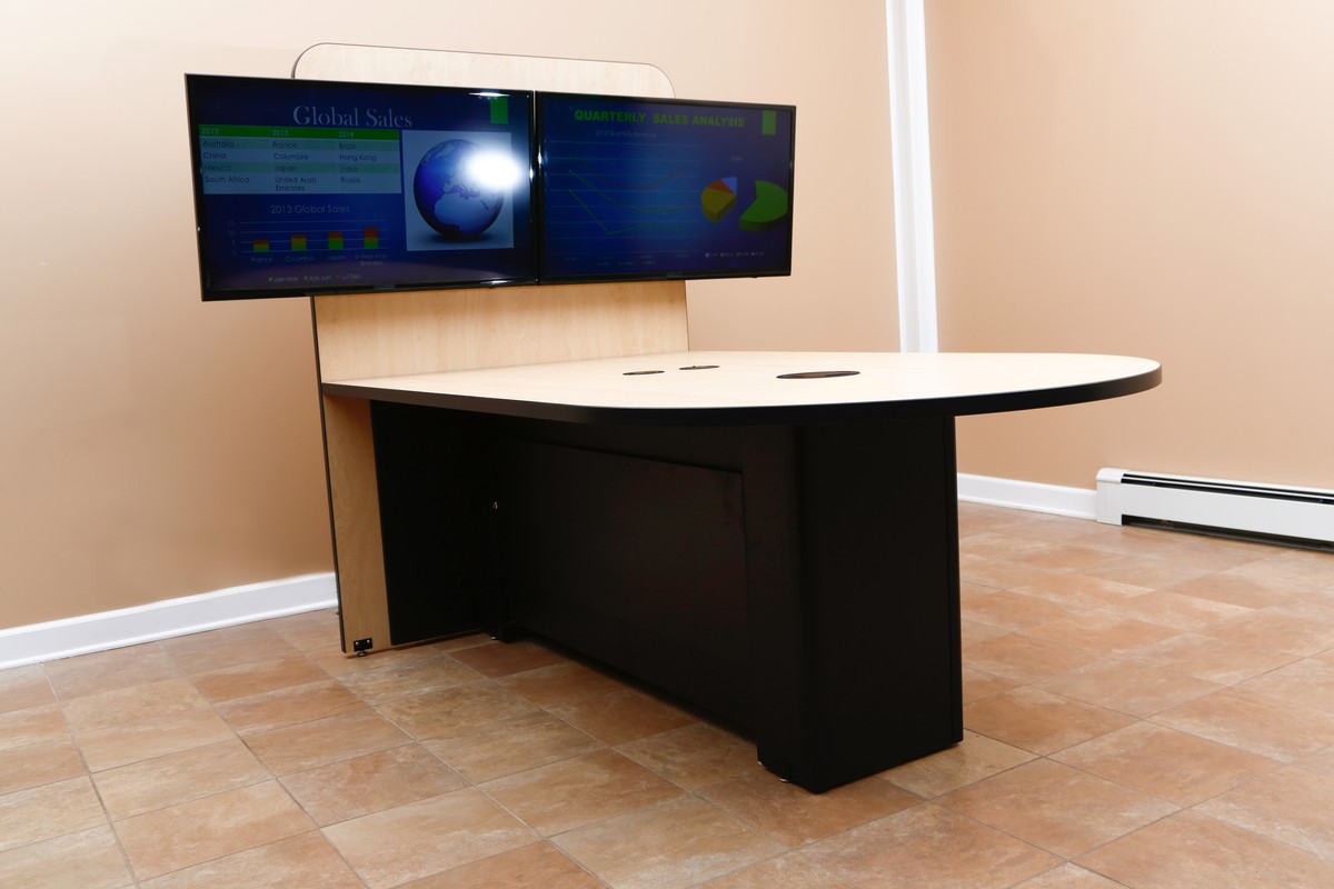 FSR HVTBTBLTH 4 User Huddle Room Table, Integrated Audio Video