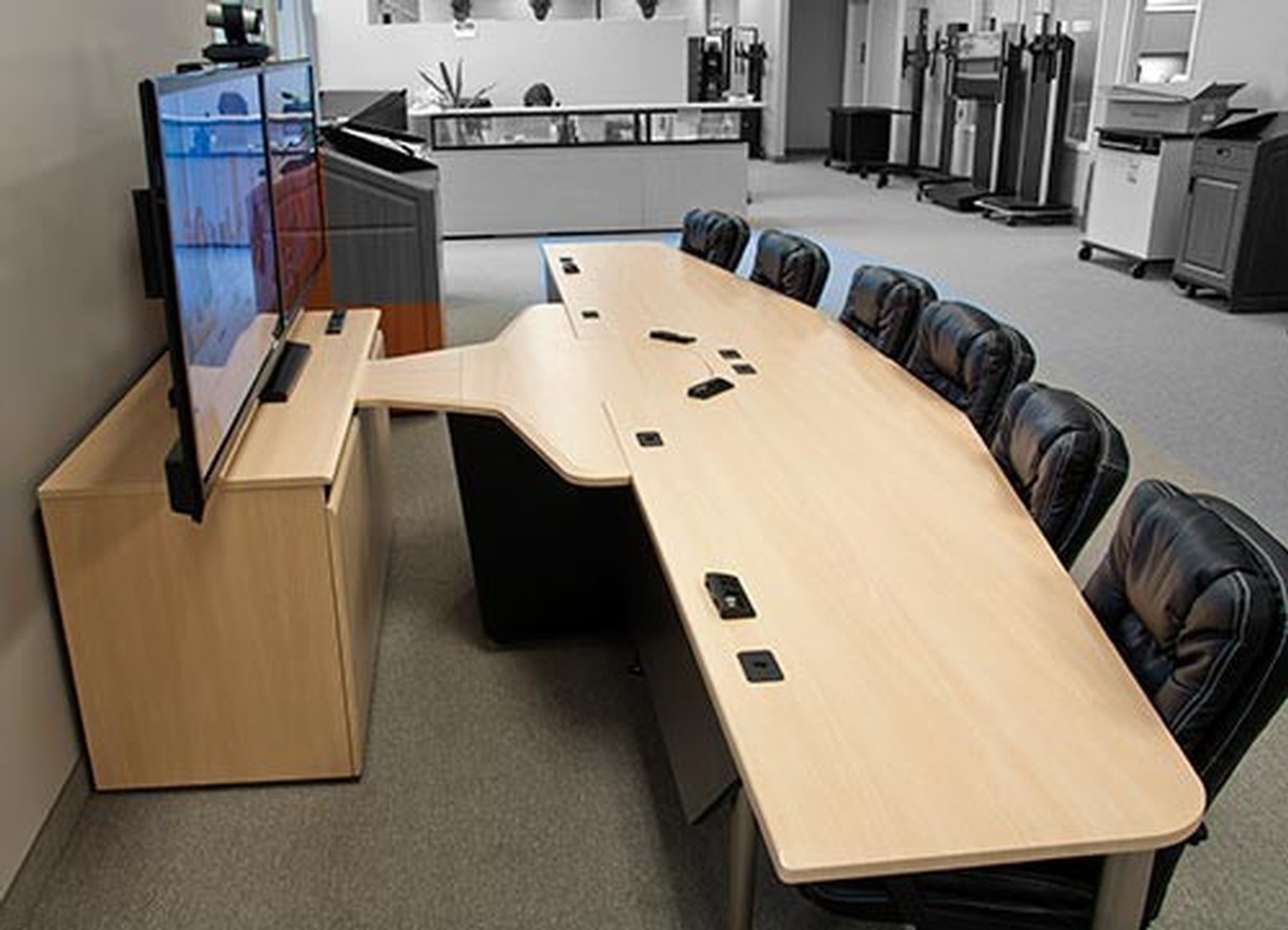 AVF VCTABLEO Video Conferencing Open Table, Sits 6 People 12 Colors