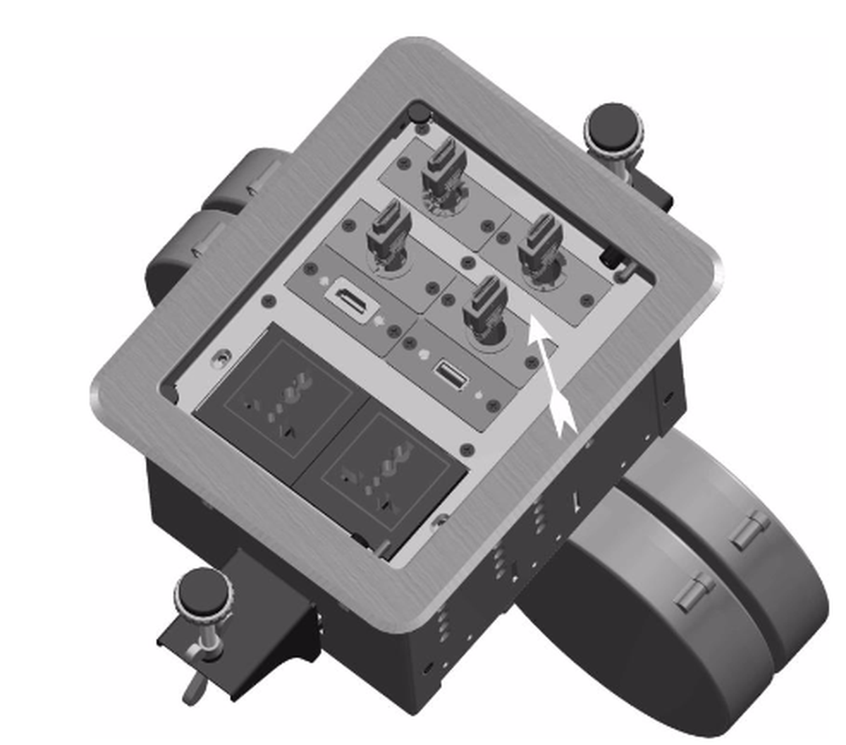 Kramer AV KABLE/XLA TBUS 3.5mm Audio Cable Retractor 4.9