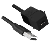 Altinex CM11380 USB-C Keystone Snap-In