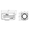 Minrray UV1201-T20 Integrated Zoom Camera Dimensions