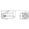 Minrray UV1301S HD Box Camera Dimensions